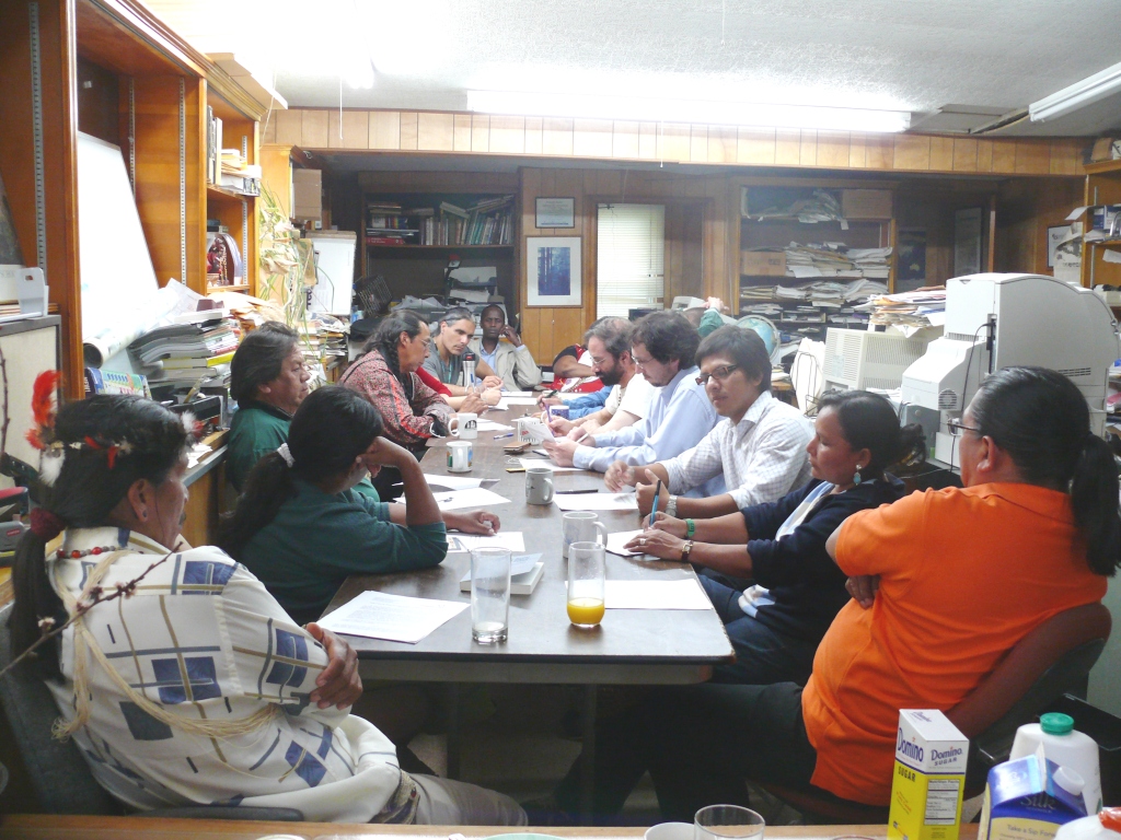 Indigenous Leaders Meet in Save America's Forests office -photo copyright Save America's Forests